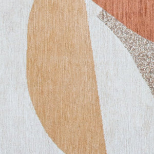 Homeroots 7' X 9' Blue And Gray Abstract Non Skid Area Rug  100% Pet 552016