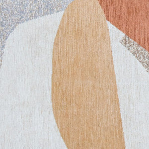 Homeroots 8' X 11' Blue And Gray Abstract Non Skid Area Rug  100% Pet 552017