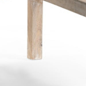 Homeroots 20" Beige And White Side Chair   552143