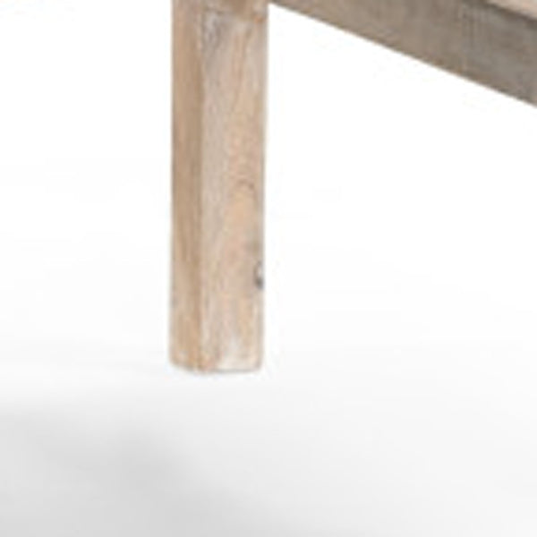 Homeroots 20" Beige And White Side Chair   552143