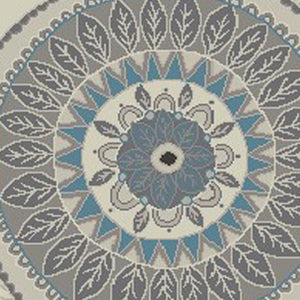 HomeRoots 5' Modern Ivory and Gray Geometric Area Rug – Soft, Stain-Resistant Design for Stylish Spaces 5' X 8' 552152