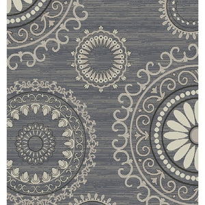 HomeRoots 5' Modern Gray and Ivory Geometric Area Rug – Stylish, Durable Design for Homes with Kids & Pets 8' X 10' 552155