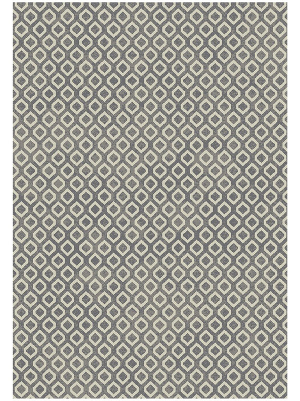 HomeRoots 5' Modern Beige and Gray Geometric Area Rug - Durable, Stylish, and Stain-Resistant for Every Home 5' X 8' 552160