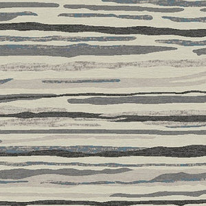 HomeRoots 5' Modern Beige and Gray Abstract Area Rug - Soft, Durable Design for Stylish Homes with Kids & Pets 5' X 8' 552162