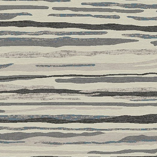 HomeRoots 5' Modern Beige and Gray Abstract Area Rug - Soft, Durable Design for Stylish Homes with Kids & Pets 8' X 10' 552163