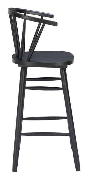 Zuo Modern Stenger Barstool Set Of 2 - Modern Rubberwood Design With Comfort For Your Stylish Space Black Rubberwood 110524-zuo-modern