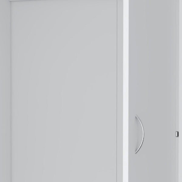 Homeroots 71" White Combo Dresser With Two Doors & Three Drawers - Stylish Storage For Any Bedroom Decor  Manufactured Wood 552274