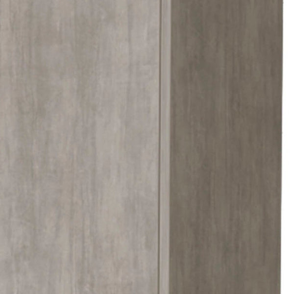 HomeRoots 71" Gray Wood Accent Cabinet - Sleek Storage Solution with Adjustable Shelves for Modern Spaces 552287
