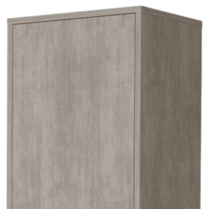 HomeRoots 71" Gray Wood Accent Cabinet - Sleek Storage Solution with Adjustable Shelves for Modern Spaces 552287