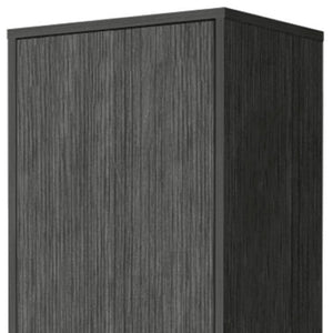 HomeRoots 71" Gray Wood Accent Cabinet - Slim, Stylish Storage Solution for Compact Spaces & Modern Decor 552288
