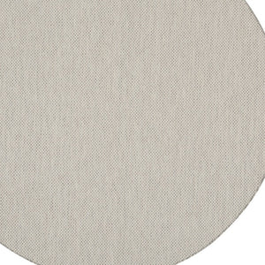 HomeRoots 10' Ivory and Gray Round Geometric Area Rug - Modern, Durable, Indoor/Outdoor, Low-Maintenance Style! 552298