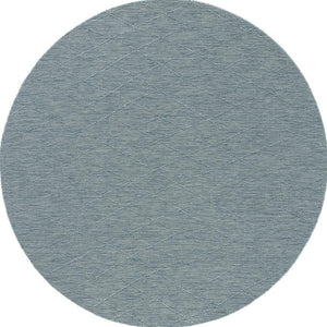 HomeRoots 8' Aqua and Ivory Geometric Round Area Rug – Stylish, Durable, Weather-Resistant for Indoor & Outdoor Use 552320