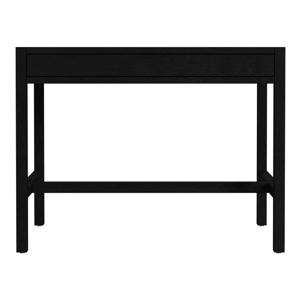 Butler Specialty Company Lark 40" Rectangular Wood Writing Desk With Two Drawers For Small Spaces Black Oak Veneers,Acacia Solids 5523432-butler