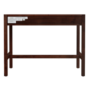Butler Specialty Company Lark 40" Rectangular Wood Writing Desk With Two Drawers For Small Spaces Medium Brown Walnut Veneers,Mindi Solids 5523489-butler