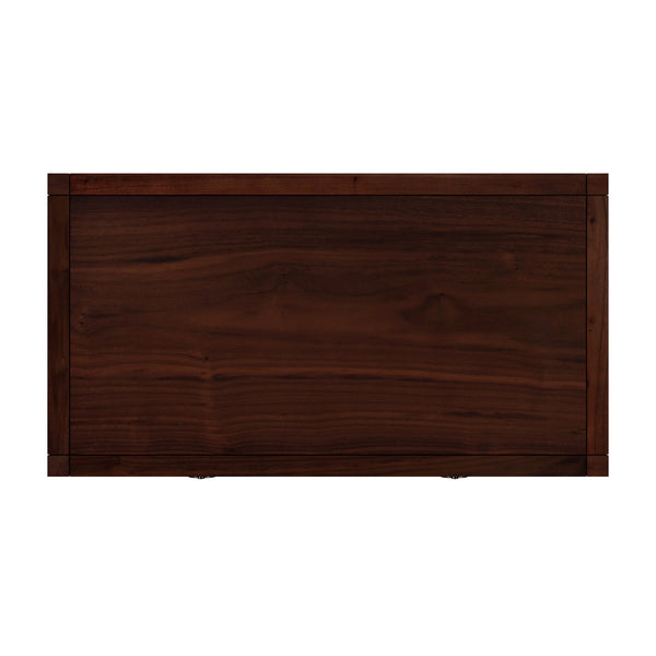 Butler Specialty Company Lark 40" Rectangular Wood Writing Desk With Two Drawers For Small Spaces Medium Brown Walnut Veneers,Mindi Solids 5523489-butler