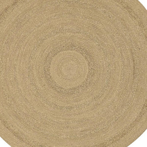 HomeRoots 6' Handmade Seagrass Round Rug – Durable Indoor/Outdoor Floor Piece with Natural Brown Tones 552366