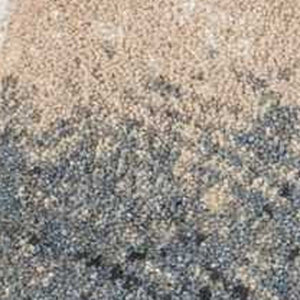 Homeroots 4' Gray Black And Beige Abstract Round Rug  Polyester 552462