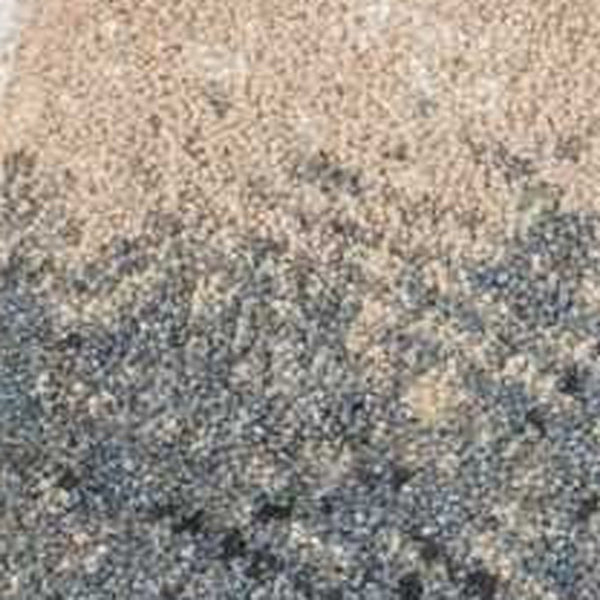 Homeroots 4' Gray Black And Beige Abstract Round Rug  Polyester 552462