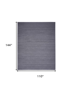 Homeroots 9' Navy Blue Abstract Washable Area Rug - Stylish, Modern Design To Enhance Your Home Décor & Comfort 9' X 12' Polyester Blend 552523