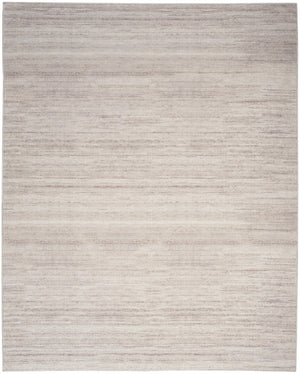 HomeRoots 9' Abstract Washable Area Rug in Ivory and Light Brown - Modern Elegance for Any Space 9' X 12' 552526