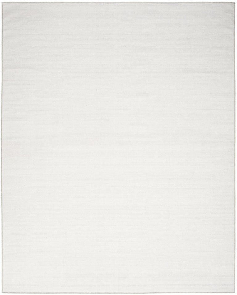HomeRoots Abstract Washable Area Rug Low Pile Power Loomed Neutral Decor for Living Rooms 9' x 12' 552527