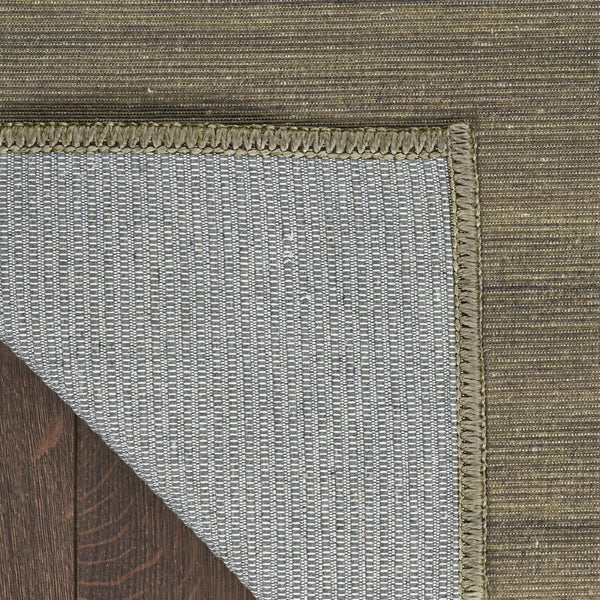 HomeRoots 9' Contemporary Green Abstract Area Rug - Machine Washable, Low-Pile, Perfect for High-Traffic Areas 9' X 12' 552528