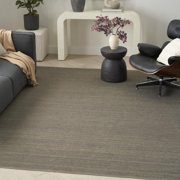 Homeroots 9' Modern Green Abstract Washable Area Rug To Enhance Your Home Décor And Reduce Noise Effortlessly 9' X 12' Polyester Blend 552528