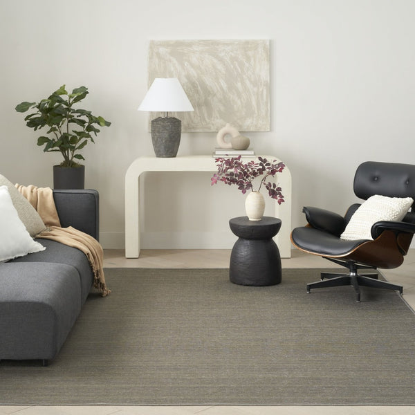 HomeRoots 9' Contemporary Green Abstract Area Rug - Machine Washable, Low-Pile, Perfect for High-Traffic Areas 9' X 12' 552528