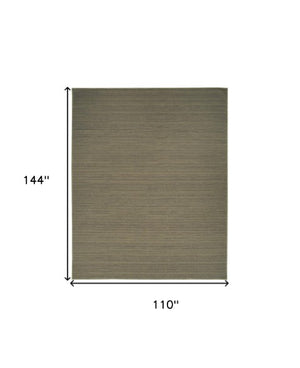 Homeroots 9' Modern Green Abstract Washable Area Rug To Enhance Your Home Décor And Reduce Noise Effortlessly 9' X 12' Polyester Blend 552528