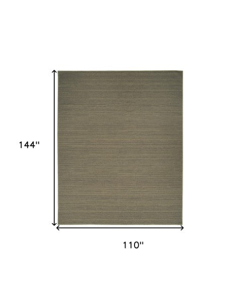 Homeroots 9' Modern Green Abstract Washable Area Rug To Enhance Your Home Décor And Reduce Noise Effortlessly 9' X 12' Polyester Blend 552528