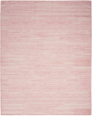 HomeRoots 9' Pink Abstract Washable Area Rug - Modern Design for Living Rooms, Bedrooms, and High-Traffic Areas 9' X 12' 552530