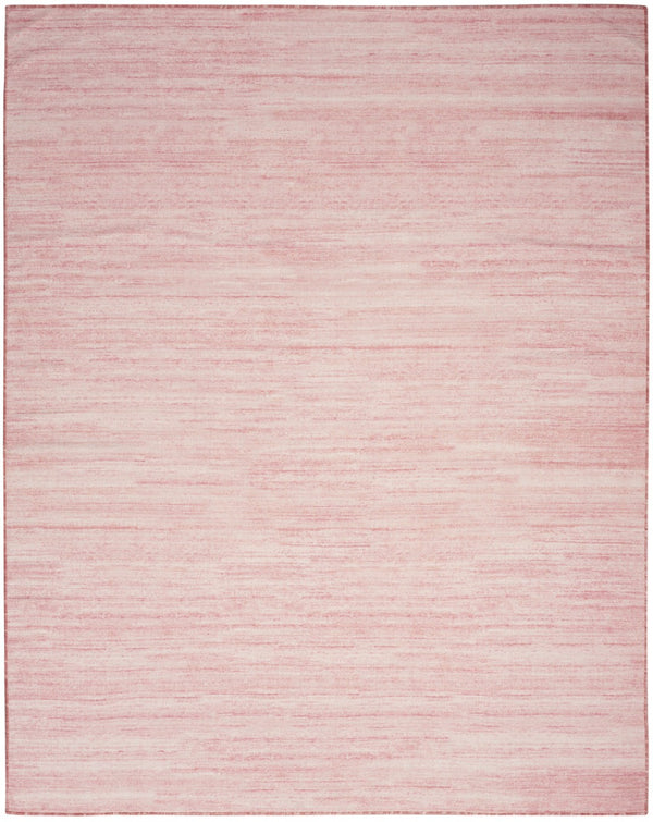HomeRoots 9' Pink Abstract Washable Area Rug - Modern Design for Living Rooms, Bedrooms, and High-Traffic Areas 9' X 12' 552530
