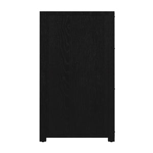 Butler Specialty Company Lark 60" Rectangular Wood Dresser With 6 Drawers And Glam Ring Pulls Black Acacia Solids,Mdf,Acacia Veneers 5525432-butler