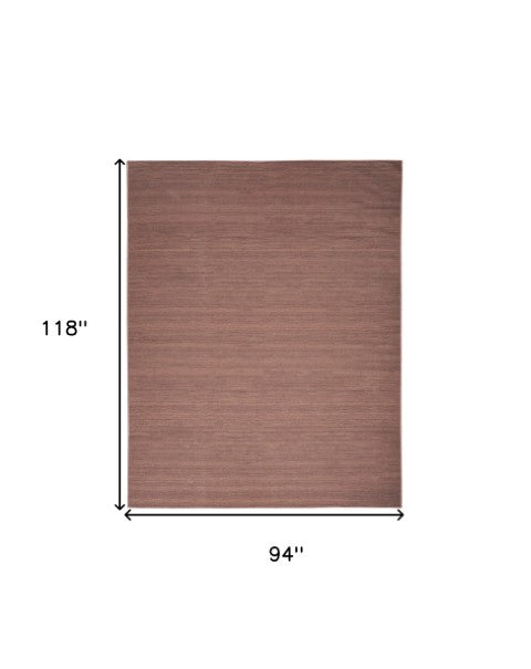 Homeroots 9' Modern Brown Abstract Washable Area Rug – Stylish, Cozy Addition For Any Home Interior Decor 8' X 10' Polyester Blend 552544