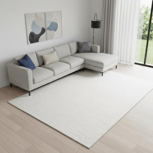 Abstract Washable Area Rug Low Pile Power Loomed Neutral Decor for Living Rooms