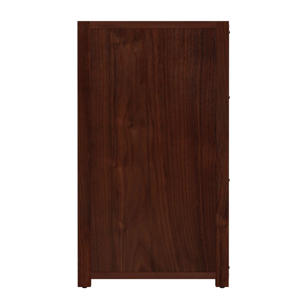 Butler Specialty Company Lark 60" Rectangular Wood Dresser With 6 Drawers And Glam Ring Pulls Medium Brown Acacia Solids,Mdf,Acacia Veneers 5525489-butler