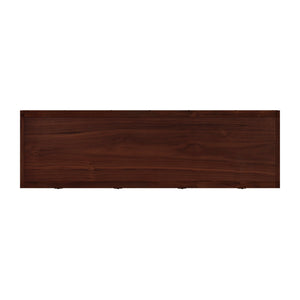 Butler Specialty Company Lark 60" Rectangular Wood Dresser With 6 Drawers And Glam Ring Pulls Medium Brown Acacia Solids,Mdf,Acacia Veneers 5525489-butler