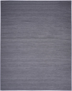 Homeroots 9' Navy Blue Abstract Washable Area Rug - Stylish, Modern Design To Enhance Your Home Décor & Comfort 6' X 9' Polyester Blend 552548