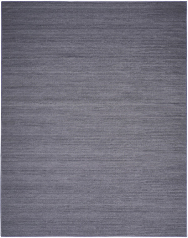 Homeroots 9' Navy Blue Abstract Washable Area Rug - Stylish, Modern Design To Enhance Your Home Décor & Comfort 6' X 9' Polyester Blend 552548