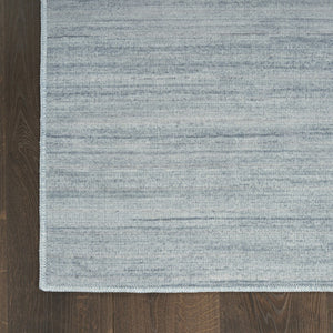 HomeRoots 9' Aqua Abstract Washable Area Rug – Modern Design for Stylish Living Spaces, Easy Care and Versatile Use 6' X 9' 552549
