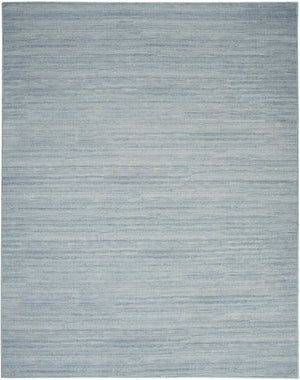 Homeroots 9' Aqua Abstract Washable Area Rug - Modern Comfort For Your Home, Stylish, Noise-reducing Design 6' X 9' Polyester Blend 552549