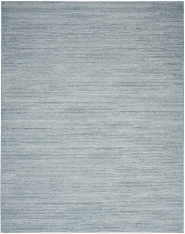 Homeroots 9' Aqua Abstract Washable Area Rug - Modern Comfort For Your Home, Stylish, Noise-reducing Design 6' X 9' Polyester Blend 552549