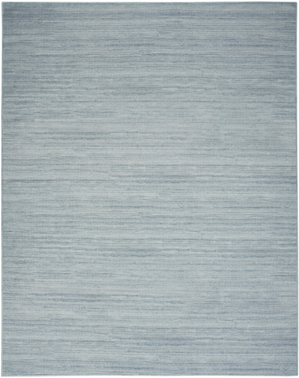HomeRoots 9' Aqua Abstract Washable Area Rug – Modern Design for Stylish Living Spaces, Easy Care and Versatile Use 6' X 9' 552549