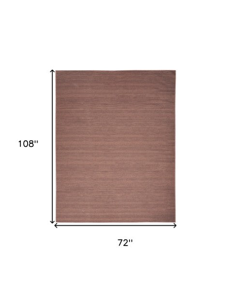 Homeroots 9' Modern Brown Abstract Washable Area Rug – Stylish, Cozy Addition For Any Home Interior Decor 6' X 9' Polyester Blend 552550