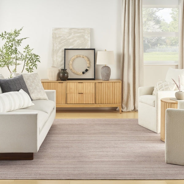 HomeRoots 9' Abstract Washable Area Rug in Ivory and Light Brown - Modern Elegance for Any Space 6' X 9' 552551