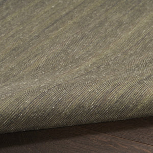 HomeRoots 9' Contemporary Green Abstract Area Rug - Machine Washable, Low-Pile, Perfect for High-Traffic Areas 6' X 9' 552553