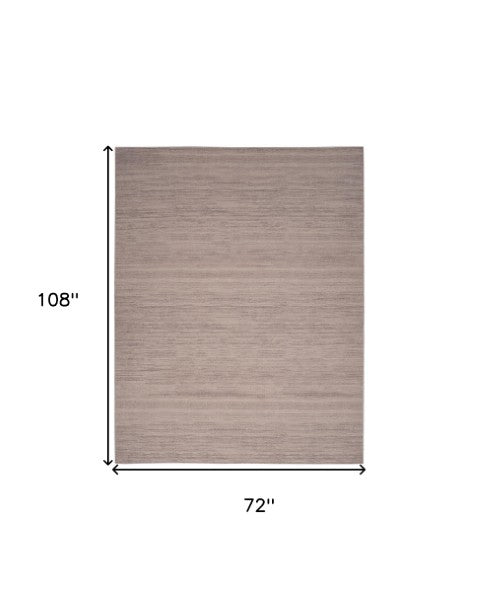 Homeroots 9' Gray Abstract Washable Area Rug - Elevate Your Space With Modern Design, Style, And Comfort 6' X 9' Polyester Blend 552557