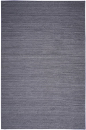 Homeroots 9' Navy Blue Abstract Washable Area Rug - Stylish, Modern Design To Enhance Your Home Décor & Comfort 5' X 7' Polyester Blend 552558