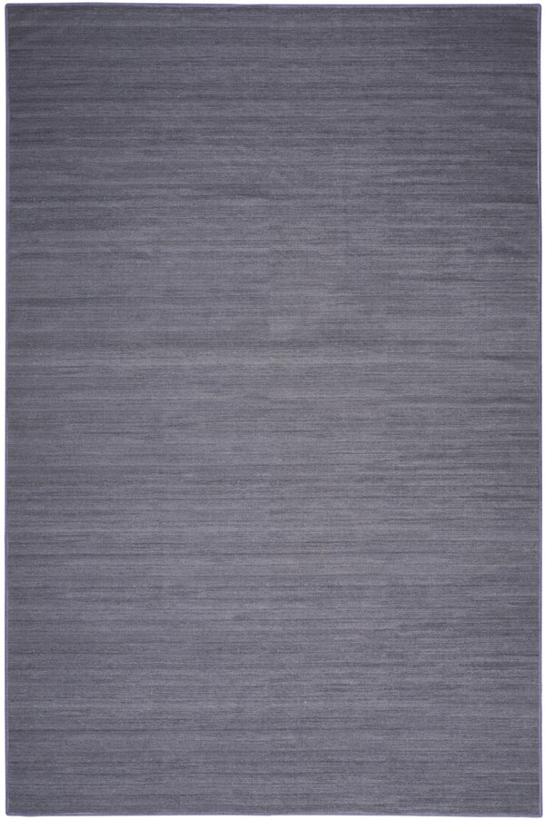 Homeroots 9' Navy Blue Abstract Washable Area Rug - Stylish, Modern Design To Enhance Your Home Décor & Comfort 5' X 7' Polyester Blend 552558