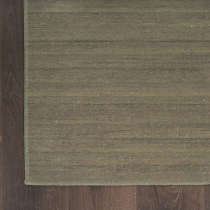 Homeroots 9' Modern Green Abstract Washable Area Rug To Enhance Your Home Décor And Reduce Noise Effortlessly 5' X 7' Polyester Blend 552563